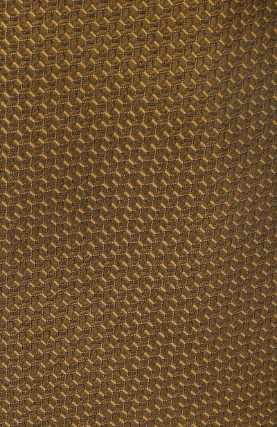 Шелковый галстук CANALI золотого цвета по цене 21000 руб., арт. 18/HJ04330, фото 4 Шелковый галстук CANALI, арт. 18/HJ04330, фото 4