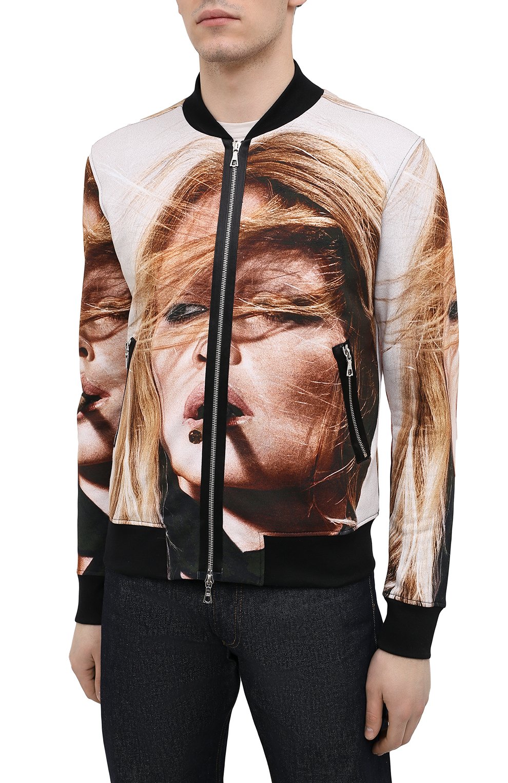 Хлопковая толстовка LIMITATO, арт. CIGAR/ZIPPED B0MBER JACKET, фото 3