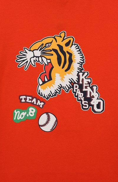 Хлопковая футболка KENZO, арт. K25856/3Y-5Y, фото 3