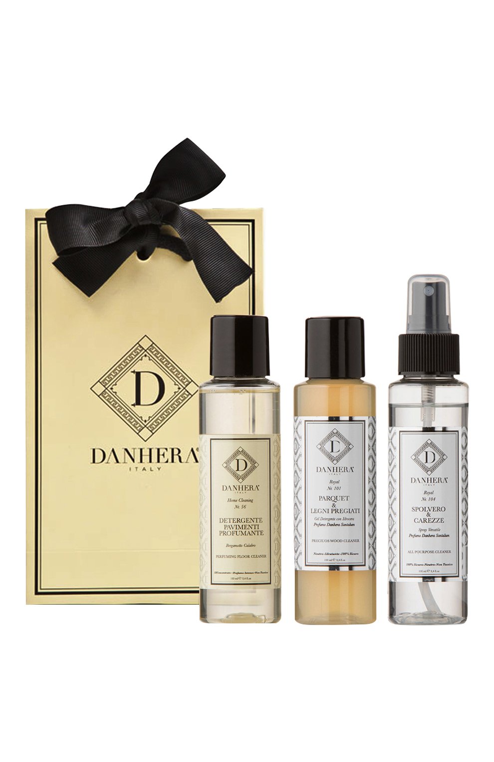 Дорожный набор чистящих средств travel gift box home purity (3x100ml) DANHERA ITALY бесцветного цвета по цене 4800 руб., арт. DANHTRAVELHOME, фото 1 Дорожный набор чистящих средств travel gift box home purity (3x100ml) DANHERA ITALY, арт. DANHTRAVELHOME, фото 1