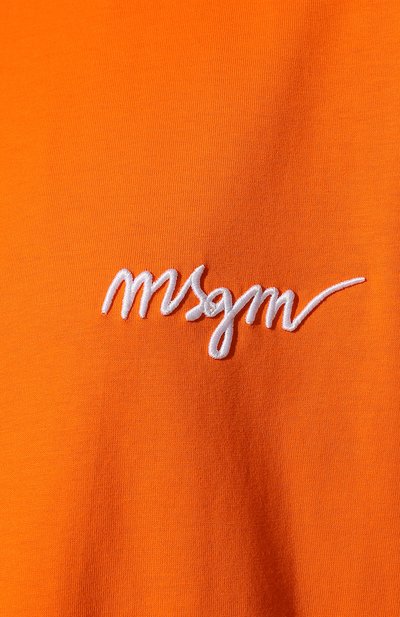 Хлопковая футболка MSGM, арт. 3341MDM540 227798, фот о 5