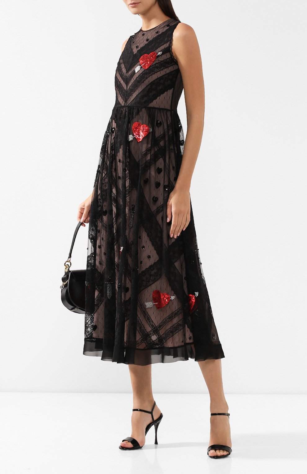 Платье-миди REDVALENTINO, арт. SR3VA03H/4CE, фото 2