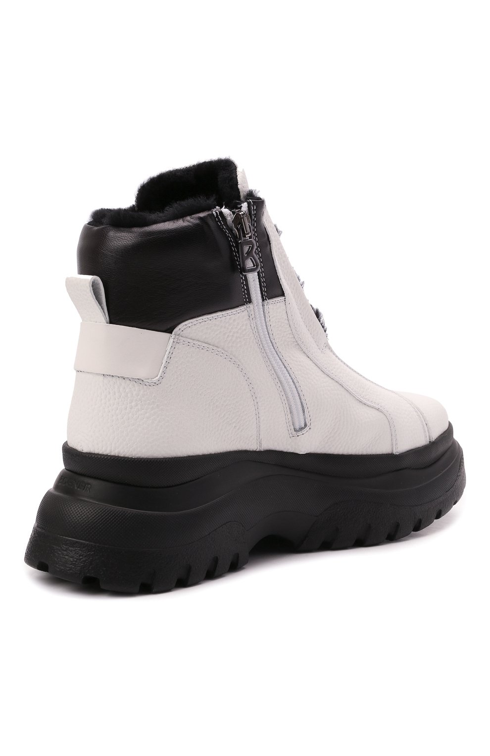 Кожаные ботинки BOGNER белого цвета по цене 48750 руб., арт. 22141853/BANFF 5 B, фото 4 Кожаные ботинки BOGNER, арт. 22141853/BANFF 5 B, фото 4