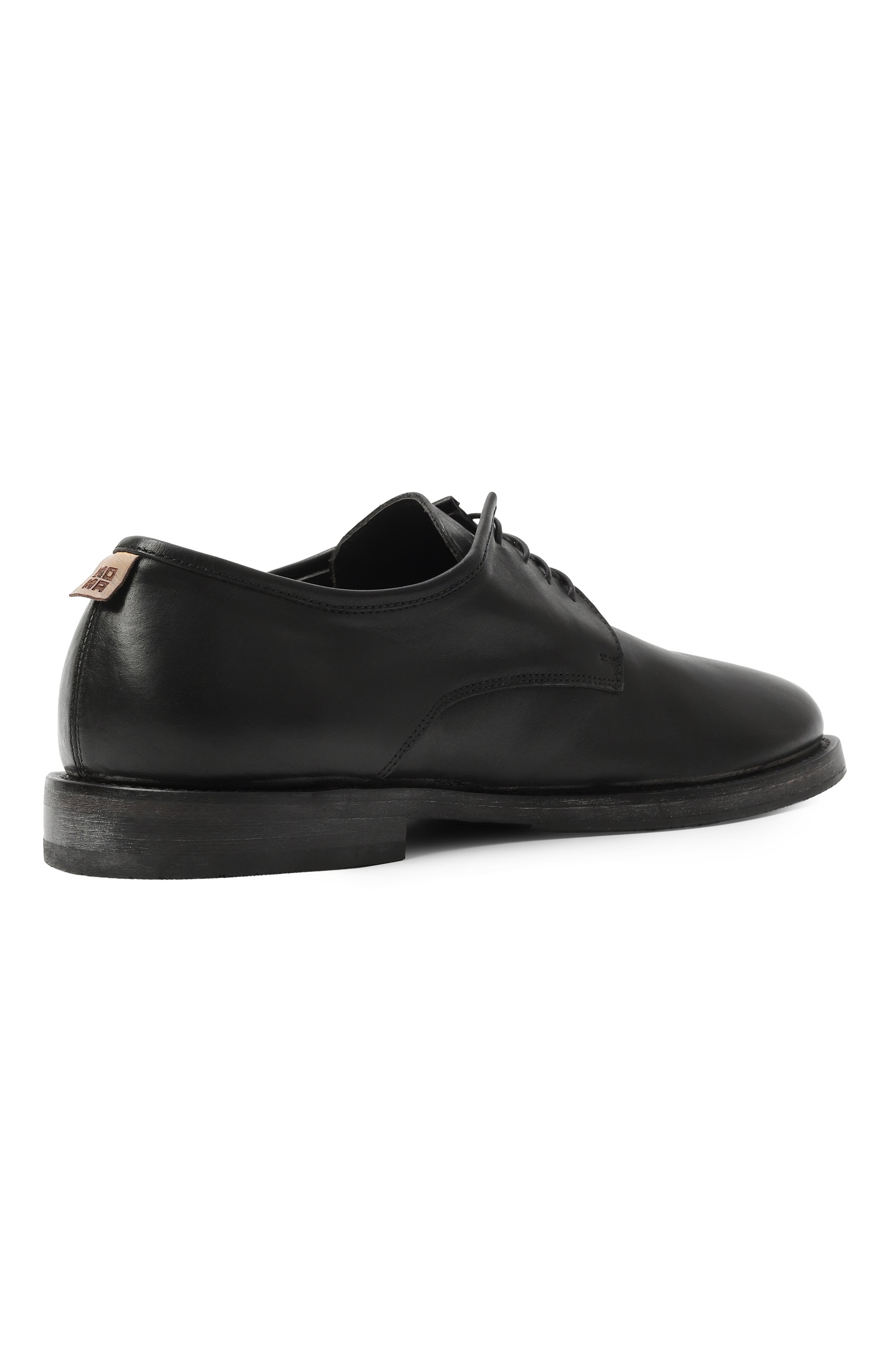 Кожаные дерби MOMA черного цвета по цене 49550 руб., арт. 61503A-KU, фото 5 Кожаные дерби MOMA, арт. 61503A-KU, фото 5