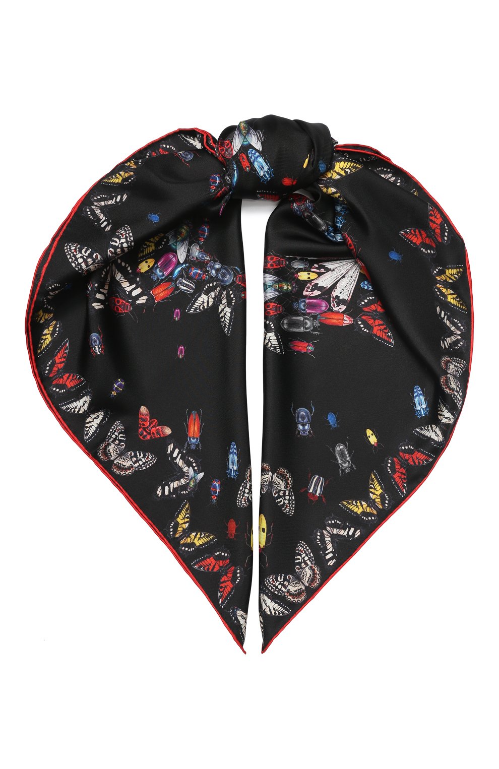 Шелковый платок ALEXANDER MCQUEEN, арт. 619457/3001Q, фото 1