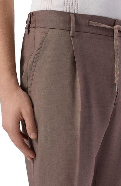 Шерстяные брюки CAPOBIANCO, арт. 20M808.UN00._001, фото 5