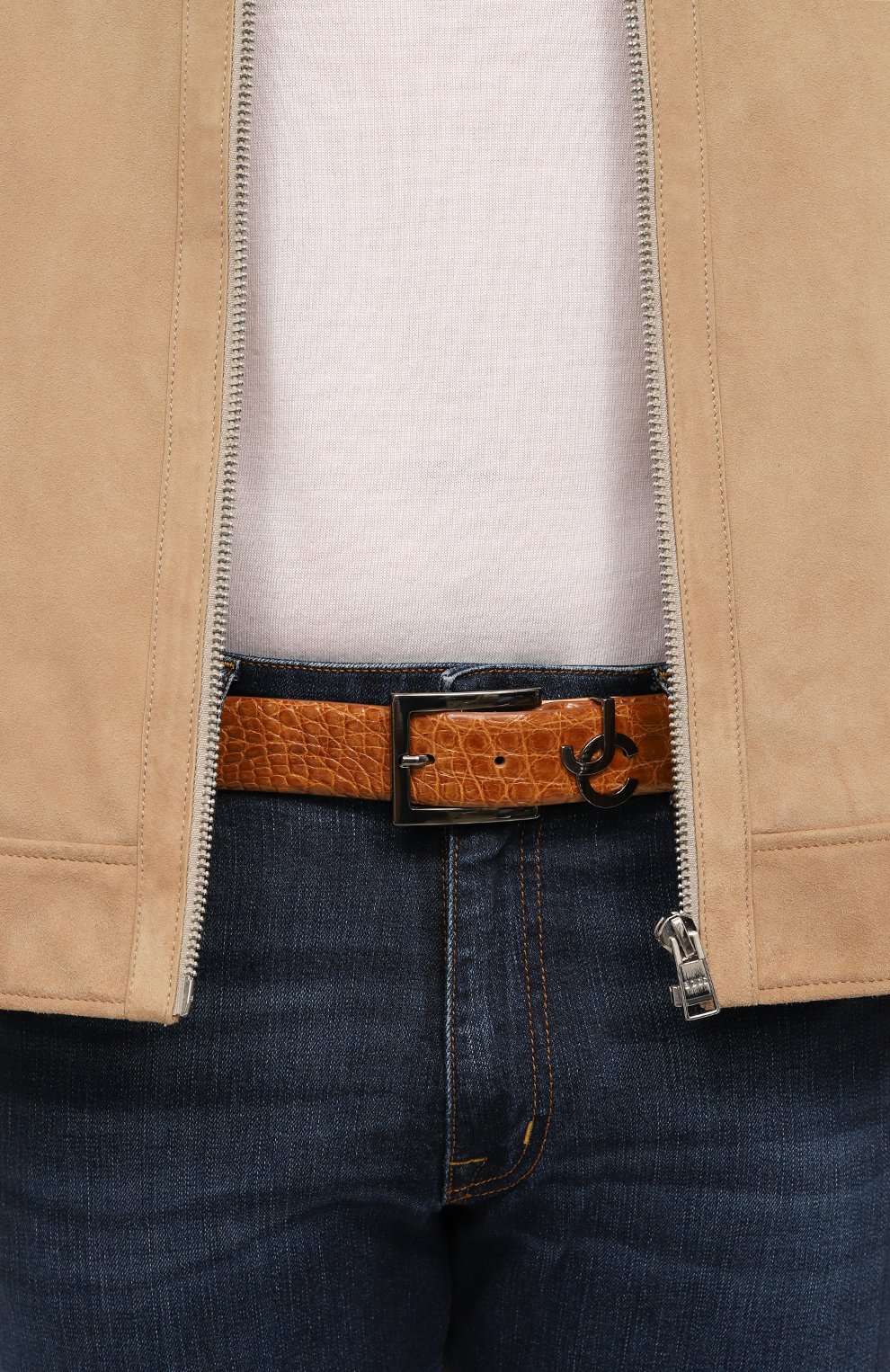 Ремень из кожи каймана JACOB COHEN, арт. U A 039 01 D 1331, фото 2