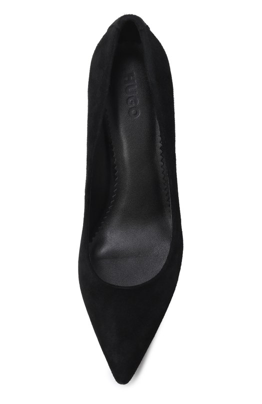 Замшевые туфли HUGO 50557665 Чёрный  50557665 Фото 6