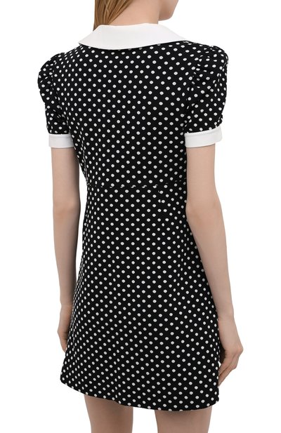 Платье MIU MIU черно-белого цвета по цене 145000 руб., арт. MJA815-1DVC-F0002, фото 4 Платье MIU MIU, арт. MJA815-1DVC-F0002, фото 4