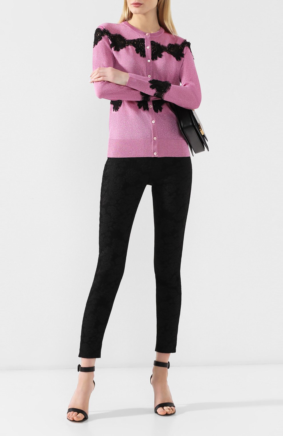 Жаккардовые брюки DOLCE & GABBANA, арт. FTBC1T/FJRCP, фото 2