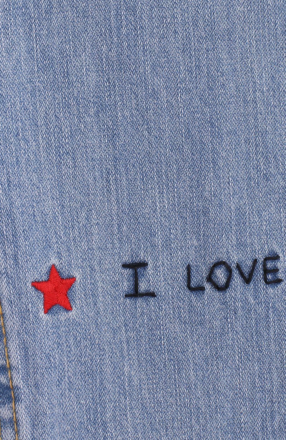 Джинсы с декоративными потертостями и вышивкой GUCCI, арт. 499885/XR907, фото 3