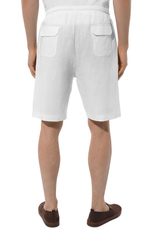 Шорты изо льна и хлопка Zimmerli 27100 Белый  27100 Фото 4