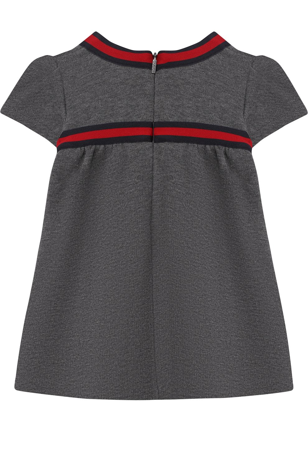 Хлопковое платье с контрастной отделкой и бантом GUCCI, арт. 478384/X9A79, фото 2