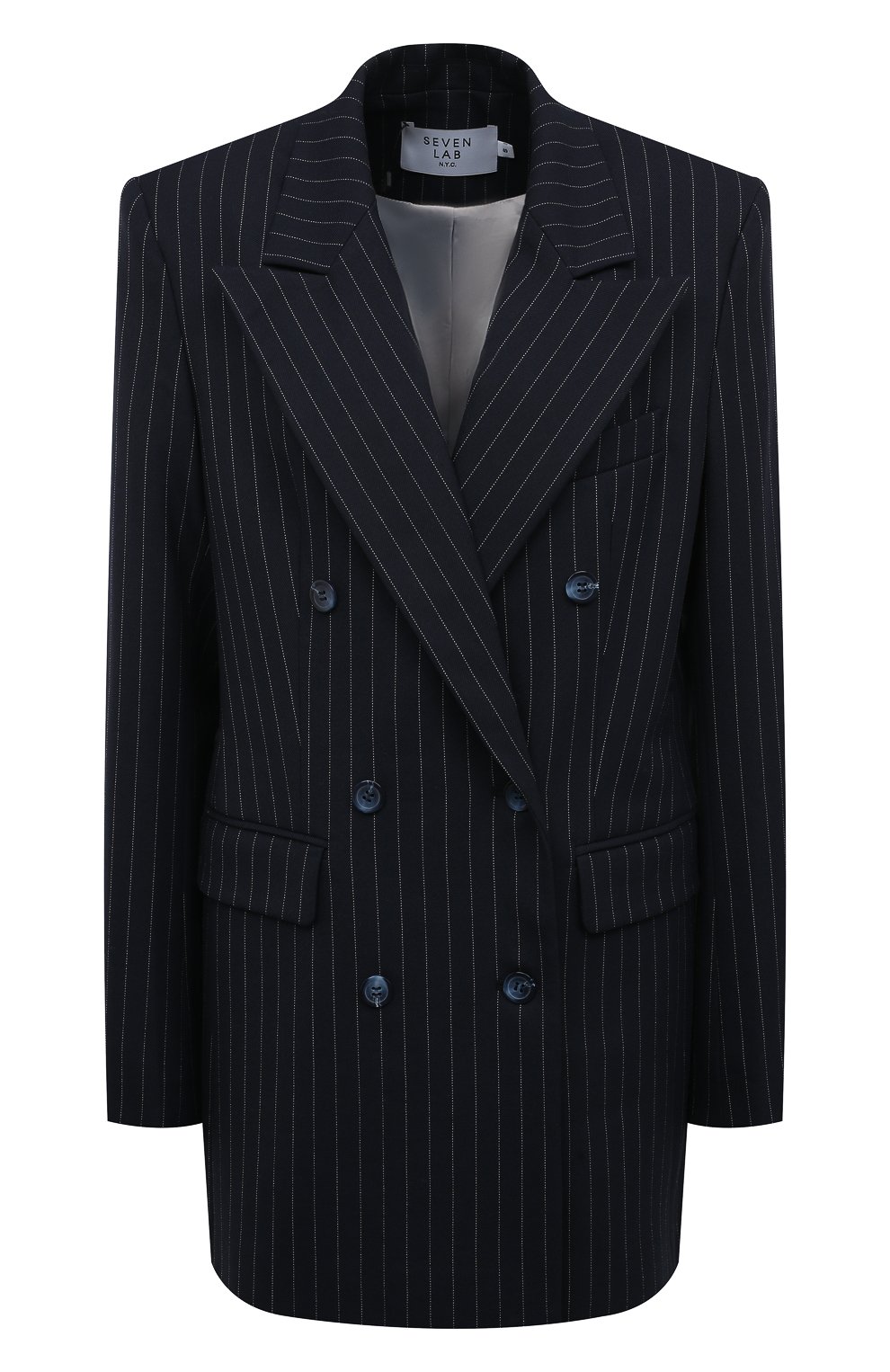Жакет из вискозы SEVEN LAB, арт. JOVN pinstripes navy, фото 1