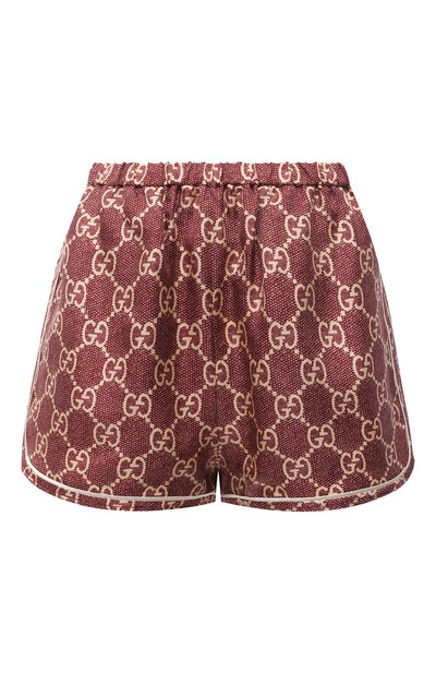 Женские шелковые шорты GUCCI, арт. 644589/XJCL5