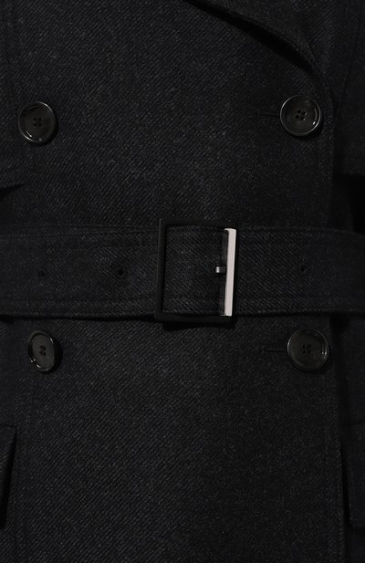 Шерстяное пальто BOSS темно-серого цвета по цене 63300 руб., арт. 50518503, фото 5 Шерстяное пальто BOSS, арт. 50518503, фото 5