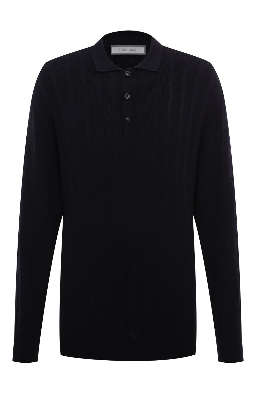 Поло из хлопка и кашемира CORTIGIANI, арт. 1AS101, фото 1