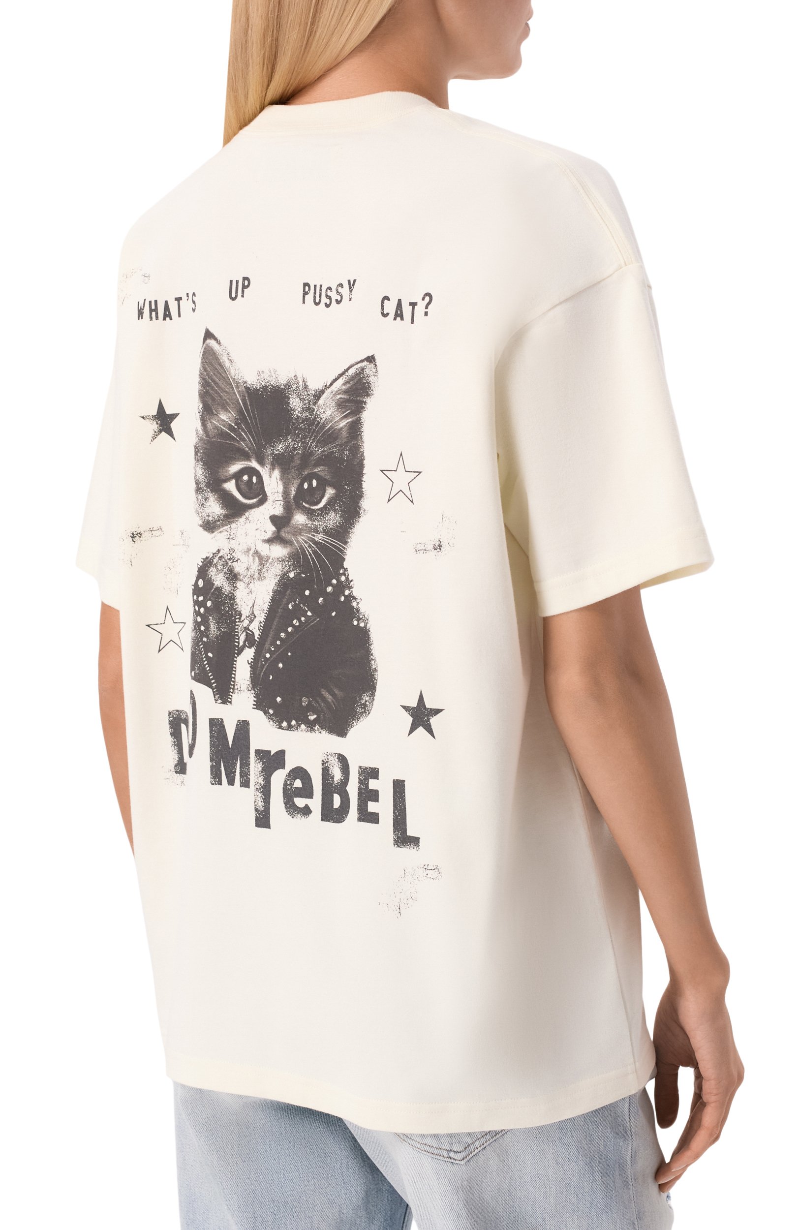 Хлопковая футболка DOMREBEL, арт. WHAT`S UP/T-SHIRT, фото 4