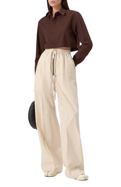 Хлопковая рубашка RICK OWENS, арт. RP01E7240/P, фото 2