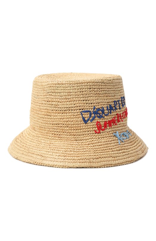Панама из рафии Dsquared2 HAW0092 Бежевый HAW0092