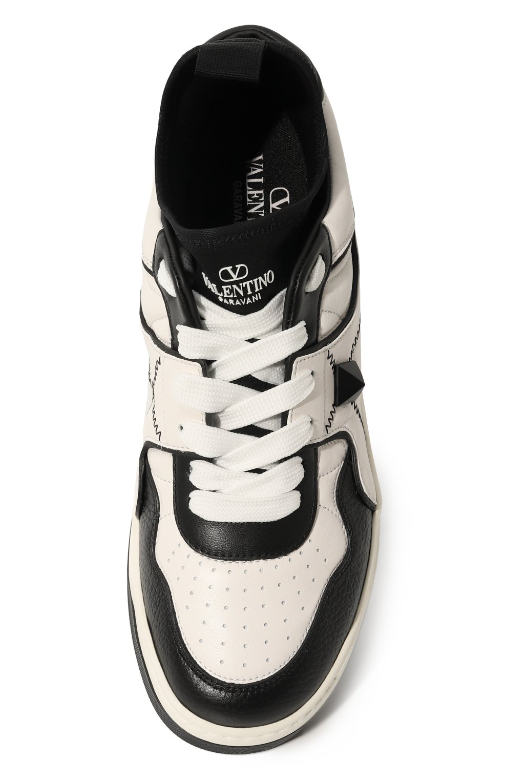 Кожаные кеды one stud VALENTINO, арт. 3Y2S0H23XME, фото 6