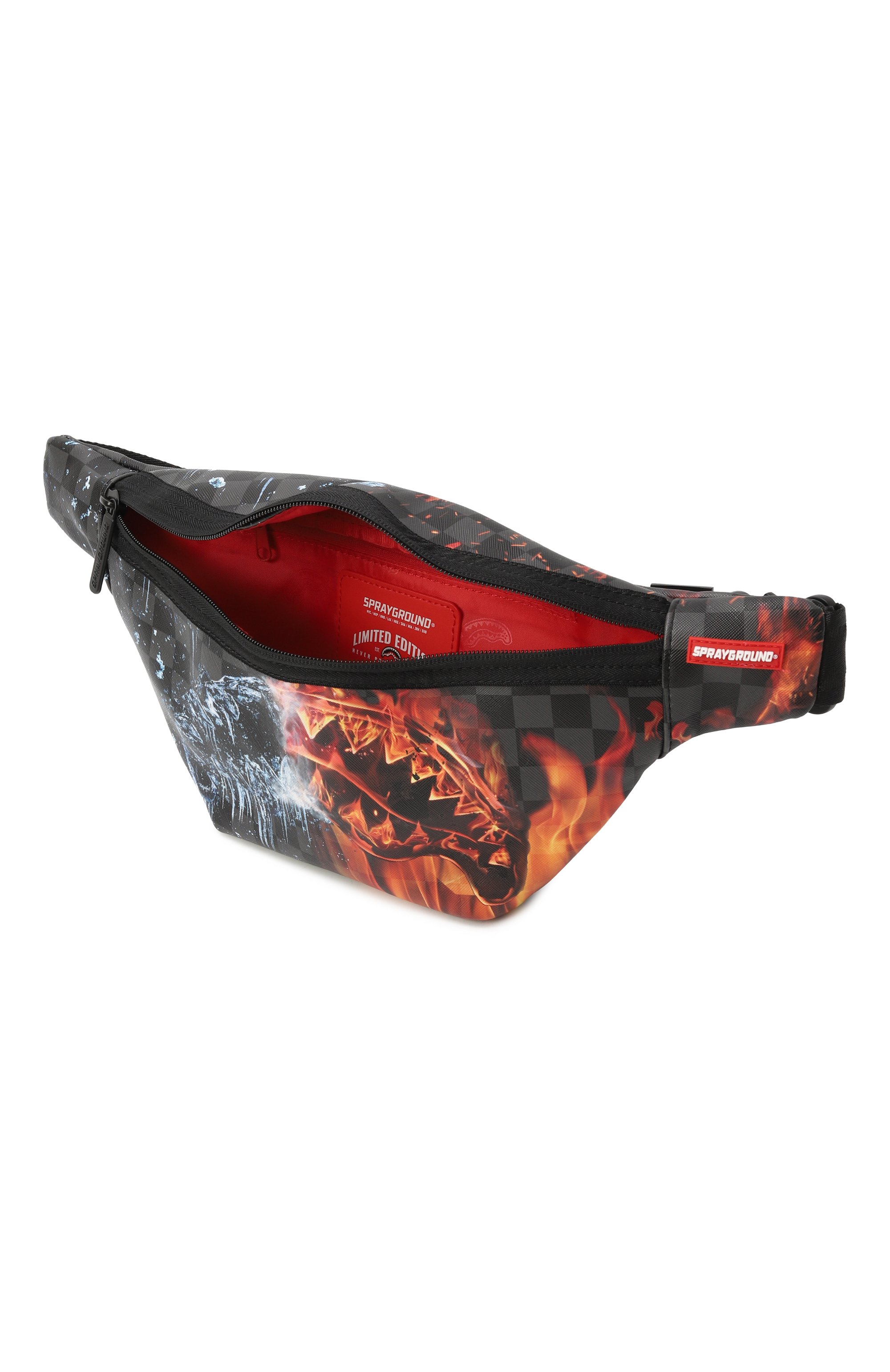 Поясная сумка cold heat savvy SPRAYGROUND темно-серого цвета по цене 9950 руб., арт. 910B7941NSZ, фото 3 Поясная сумка cold heat savvy SPRAYGROUND, арт. 910B7941NSZ, фото 3