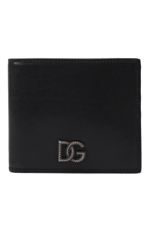 Кожаное портмоне Dolce & Gabbana BP1321/AU994 Чёрный BP1321/AU994
