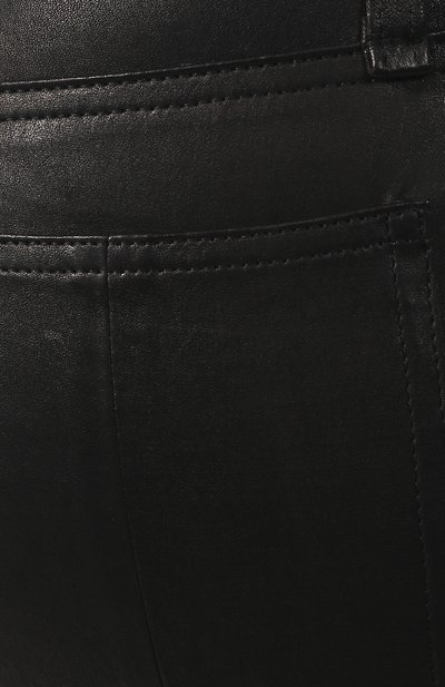 Кожаные брюки RAG AND BONE черного цвета по цене 110500 руб., арт. W1632L034BLK, фото 5 Кожаные брюки RAG AND BONE, арт. W1632L034BLK, фото 5
