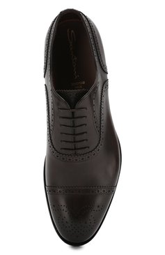 Кожаные оксфорды SANTONI, арт. MC0S10348MC2H0ENT58, фото 1