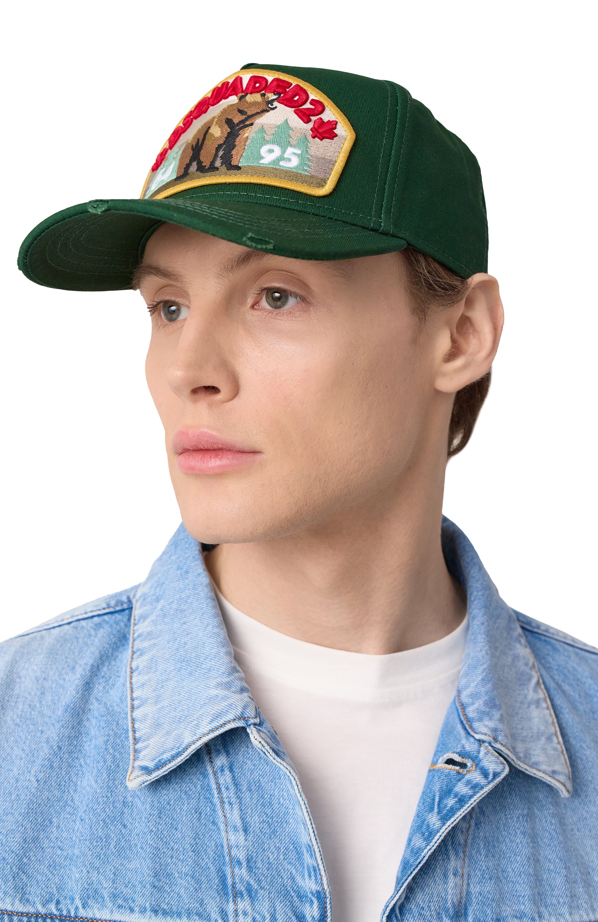 Хлопковая бейсболка DSQUARED2, арт. BCM0875/05C00001, фото 2