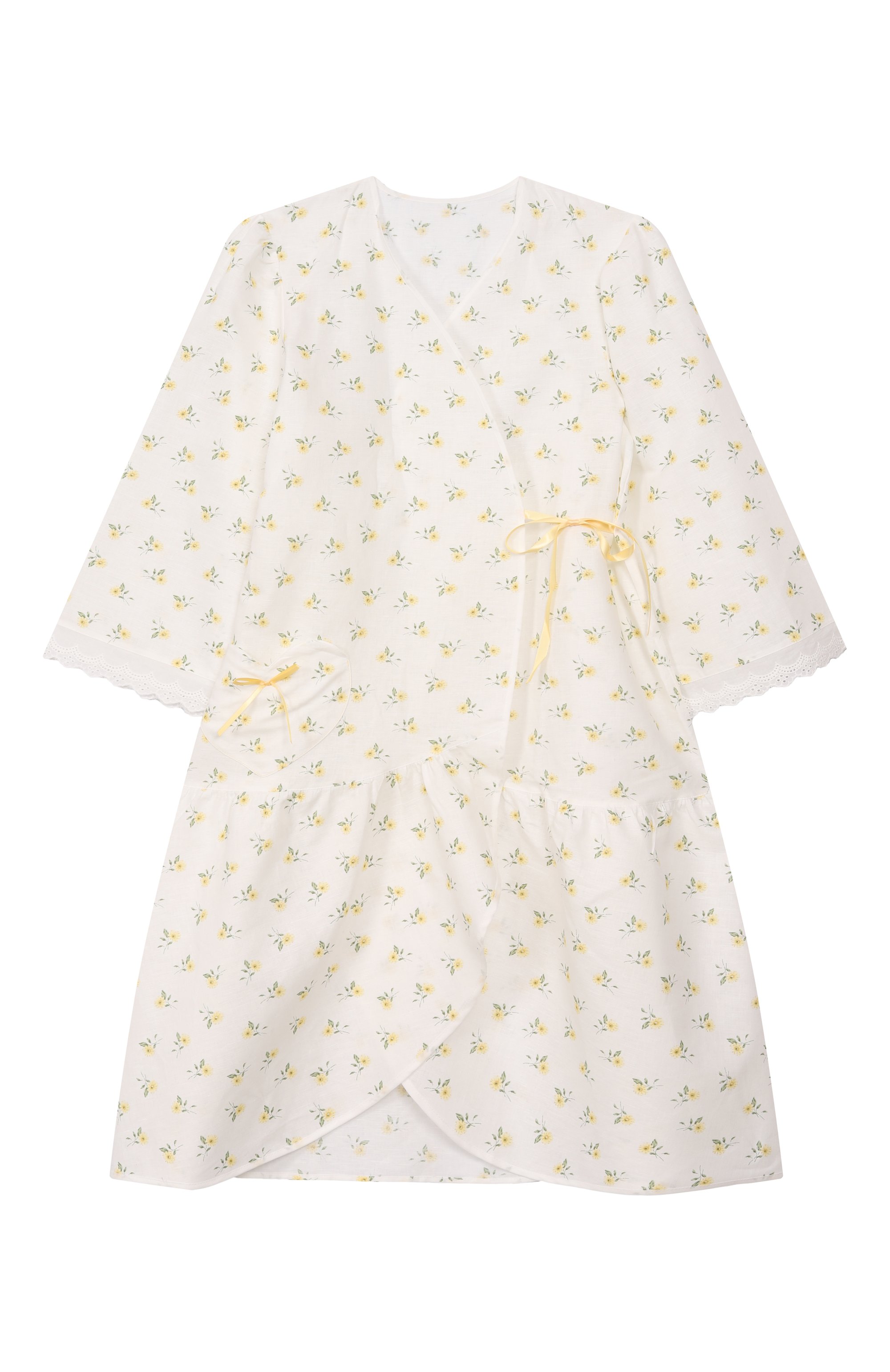 Хлопковый халат AMIKI CHILDREN кремового цвета по цене 14850 руб., арт. MILA, фото 1 Хлопковый халат AMIKI CHILDREN, арт. MILA, фото 1