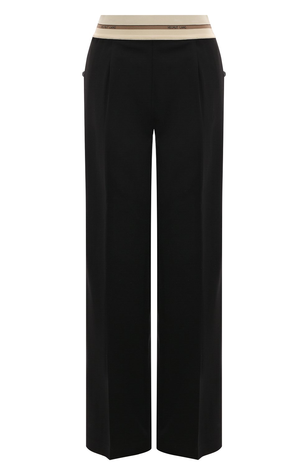 Брюки HELMUT LANG черного цвета по цене 51200 руб., арт. M05HW207, фото 1 Брюки HELMUT LANG, арт. M05HW207, фото 1