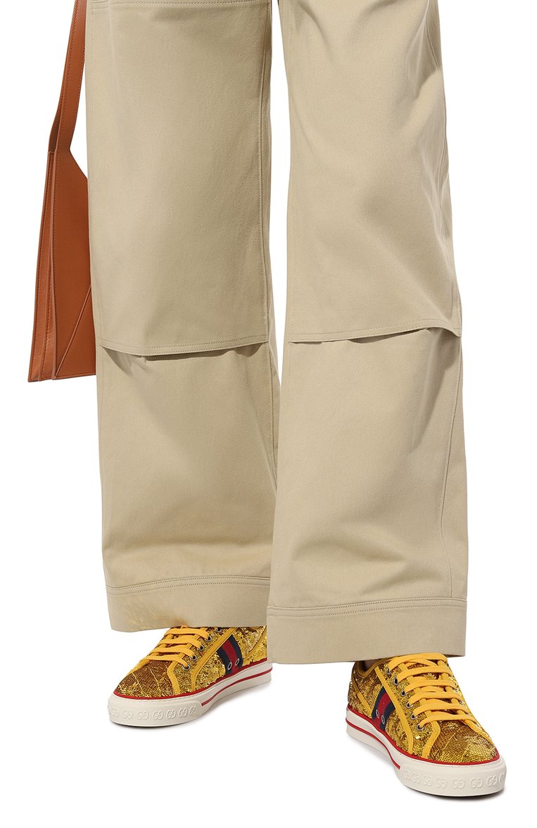 Текстильные кеды tennis 1977 GUCCI, арт. 646438 2MO10, фото 1