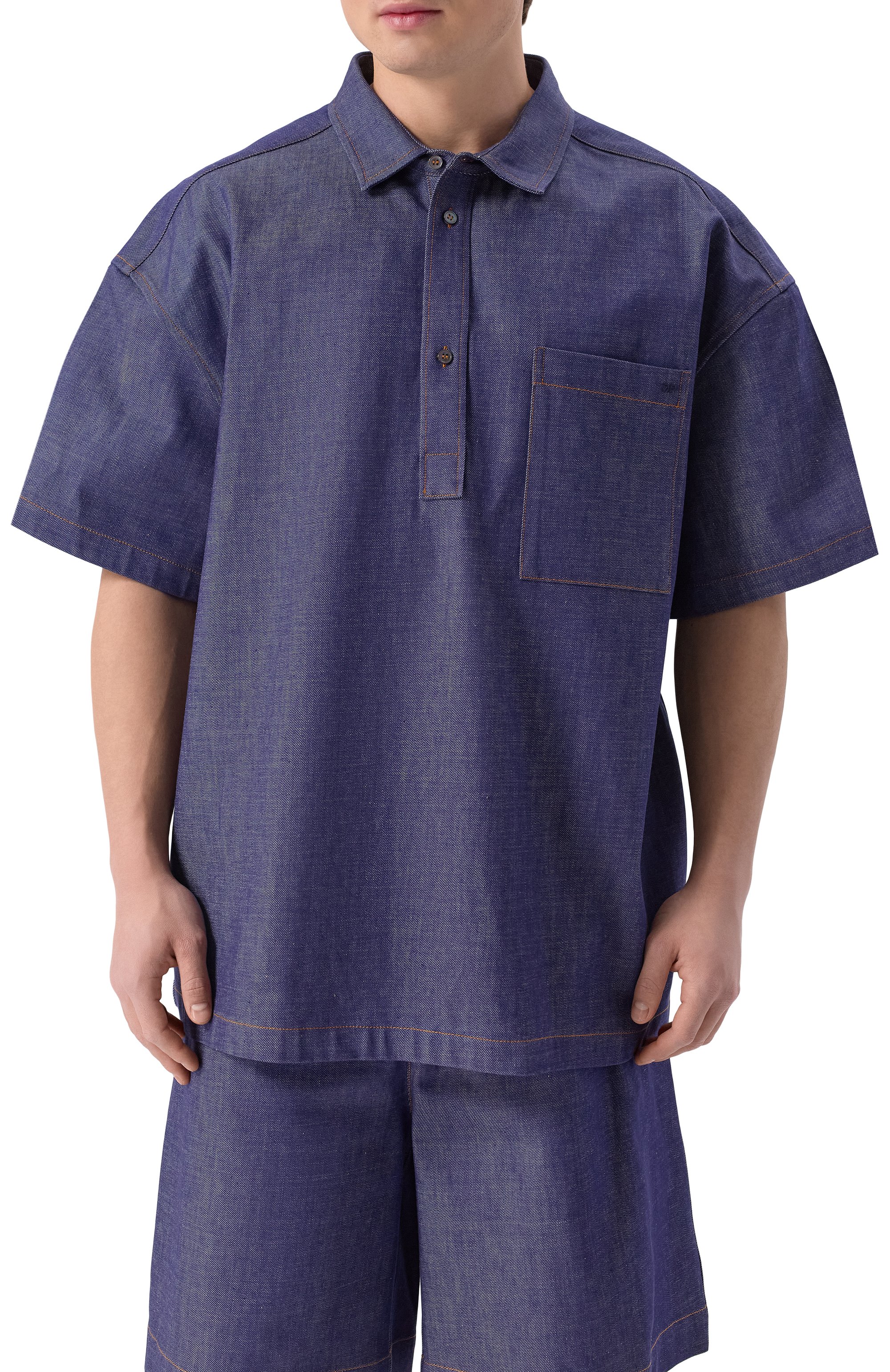 Джинсовое поло DARKPARK, арт. MSH08/FAC84, фото 3