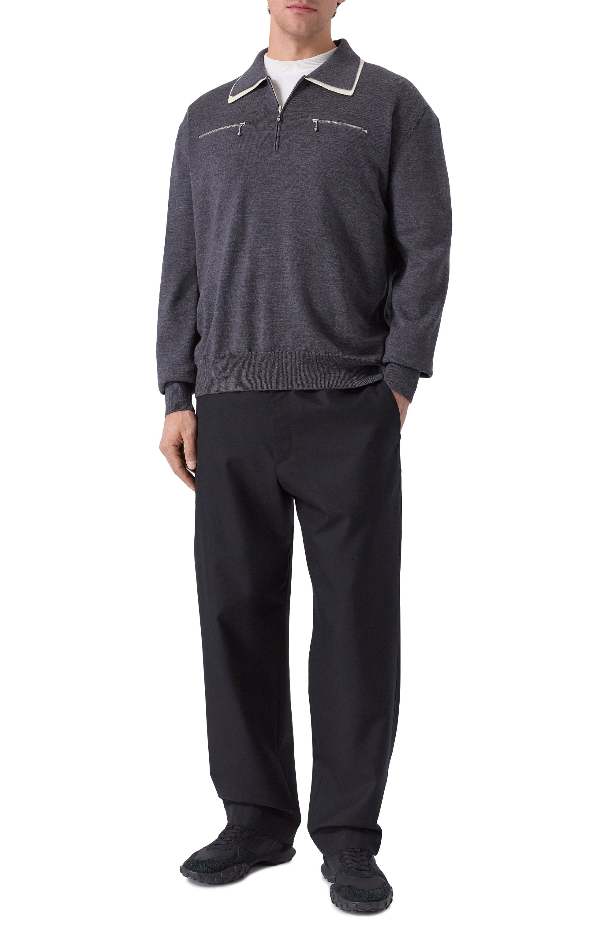 Шерстяное поло JIL SANDER, арт. J22GL0119-J14782, фото 2