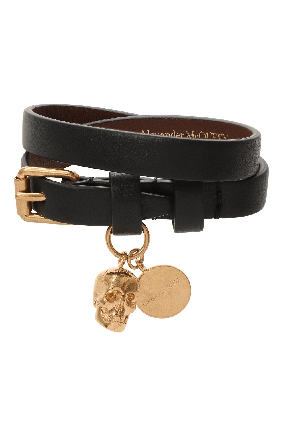 Кожаный браслет ALEXANDER MCQUEEN, арт. 630990/ASD0O, фото 1