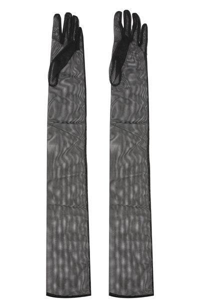 Перчатки GIORGIO ARMANI черного цвета по цене 59350 руб., арт. 794220/9A221, фото 2 Перчатки GIORGIO ARMANI, арт. 794220/9A221, фото 2