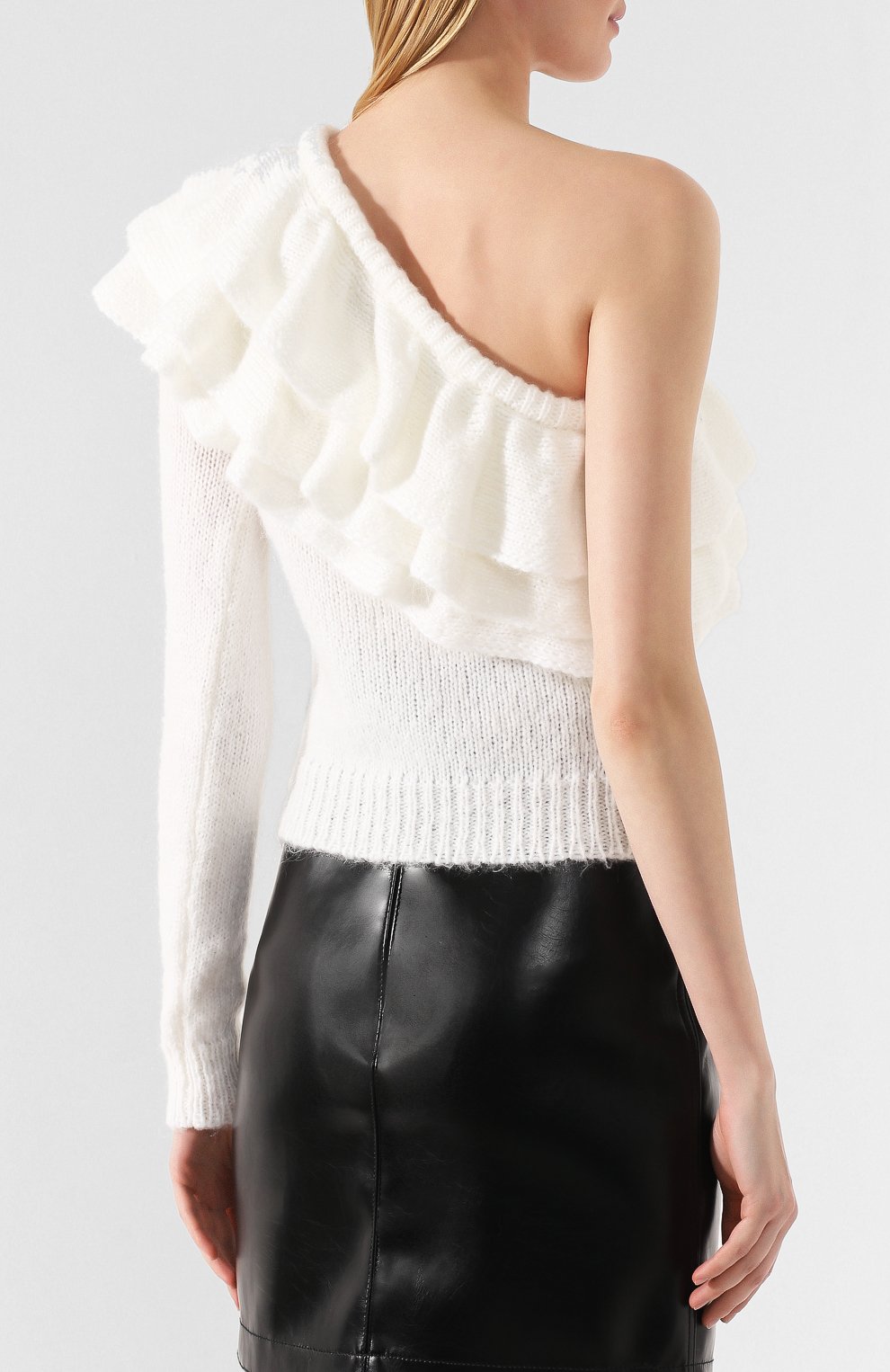 Свитер PHILOSOPHY DI LORENZO SERAFINI белого цвета по цене 47800 руб., арт. A0889/7104, фото 4 Свитер PHILOSOPHY DI LORENZO SERAFINI, арт. A0889/7104, фото 4