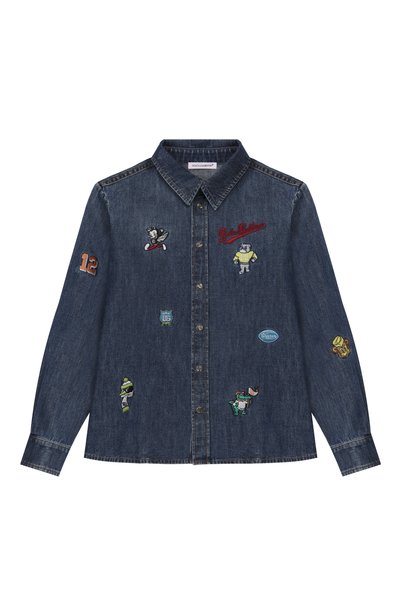 Джинсовая рубашка DOLCE & GABBANA, арт. L45S00/LDD96