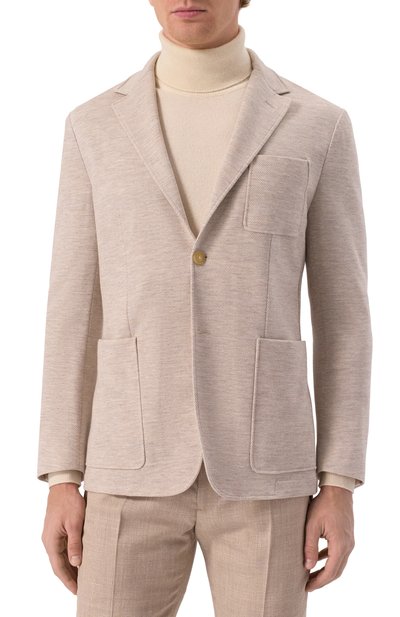Пиджак из шерсти и хлопка CANALI, арт. J0147/JI02710, фото 5