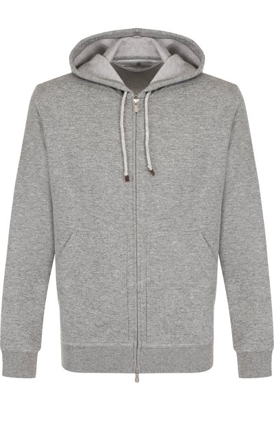 Толстовка из кашемира и хлопка BRUNELLO CUCINELLI, арт. MTU019069G, фото 1