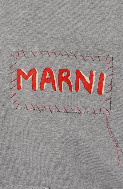 Хлопковая толстовка MARNI, арт. FUMU0136X0/UTC397, фото 5