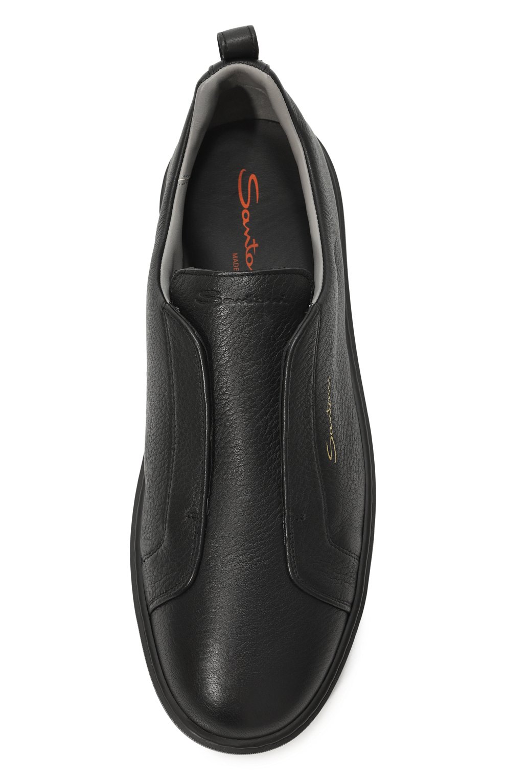 Кожаные кеды cleanic SANTONI, арт. MBCG21995NEAKAUA, фото 6