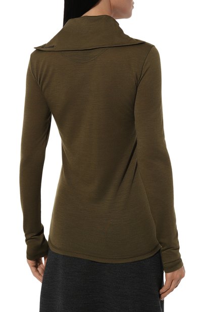 Пуловер JIL SANDER хаки цвета по цене 49800 руб., арт. J40GC0021-J70021, фото 4 Пуловер JIL SANDER, арт. J40GC0021-J70021, фото 4
