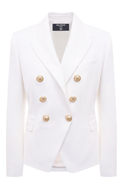 Женский шерстяной жакет BALMAIN, арт. AF0SG000WB05