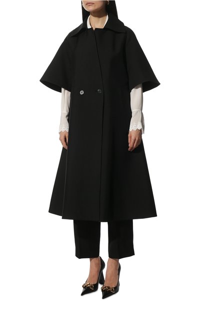 Пальто JIL SANDER черного цвета по цене 254500 руб., арт. JSPU120021-WU47030F, фото 3 Пальто JIL SANDER, арт. JSPU120021-WU47030F, фото 3
