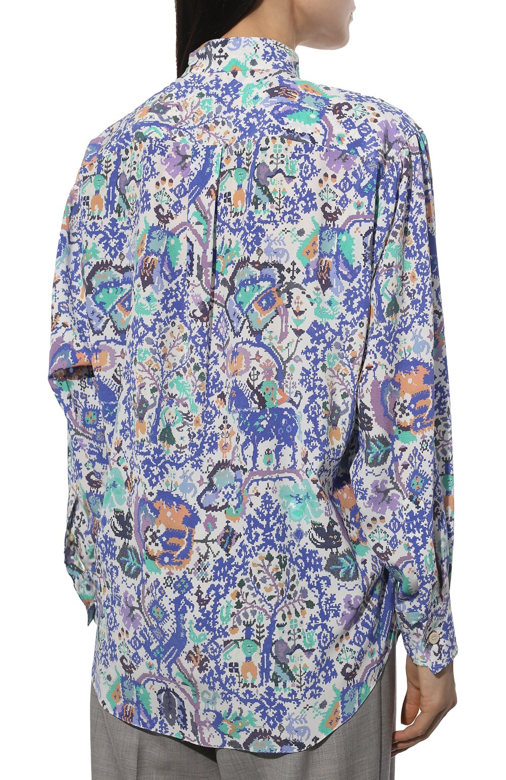 Шелковая рубашка ISABEL MARANT, арт. HT2157-22P029I/CADEZI, фото 4