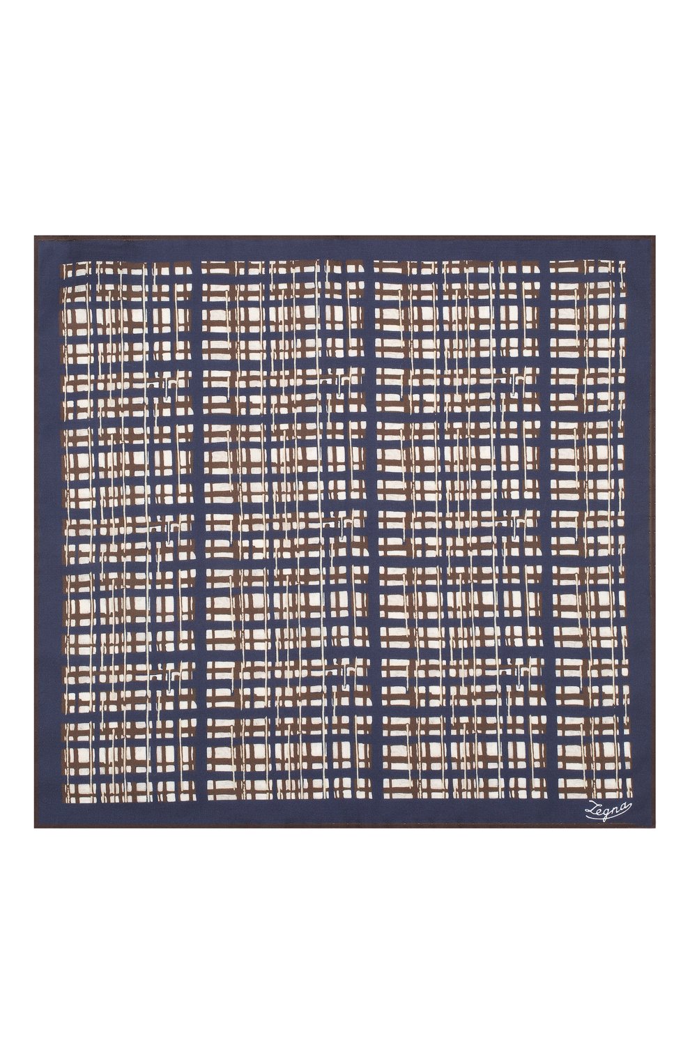 Платок из хлопка и шелка ZEGNA, арт. Z7J16/38B, фото 3