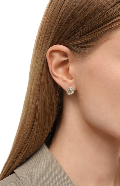 Серьги-пусеты с лимонным кварцем SECRETS JEWELRY, арт. СПЛККС0602, фото 2