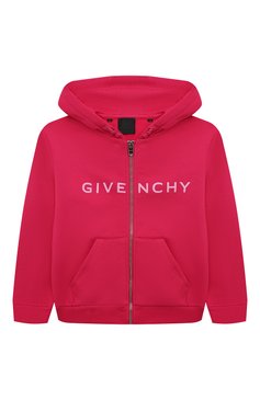 Детский хлопковая толстовка GIVENCHY фуксия цвета, арт. H15352/6A-12A | Фото 1 (Рукава: Длинные; Девочки Кросс-КТ: Толстовка-одежда; Материал сплава: Проставлено; Материал внешний: Хлопок; Драгоценные камни: Проставлено; Ростовка одежда: 6 лет | 116 см, 12 лет | 152 см, 10 - 11 лет | 140 - 146см, 8 лет | 128 см)